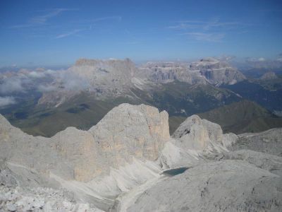 017-Blick auf Langkofelgruppe und Sellastock